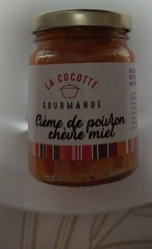Crème de poivron chèvre miel