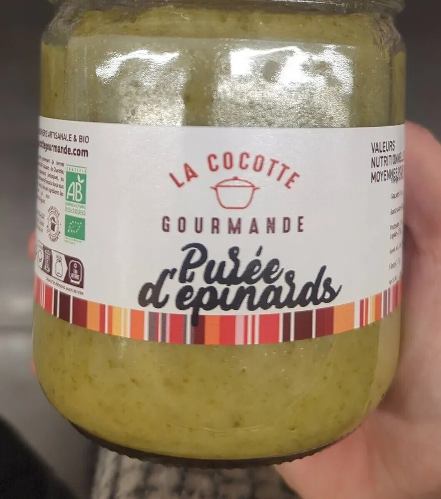 Purée d'épinards