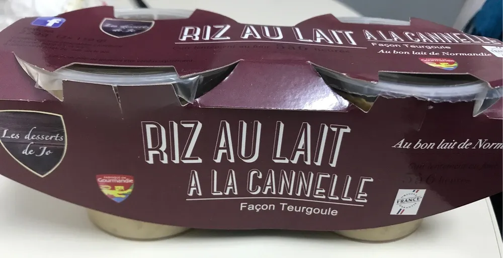 RIZ AU LAIT A LA CANELLE