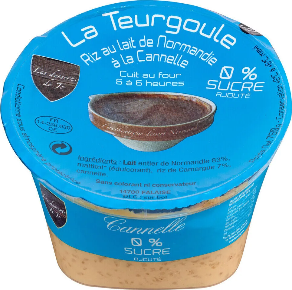 Riz au lait canelle