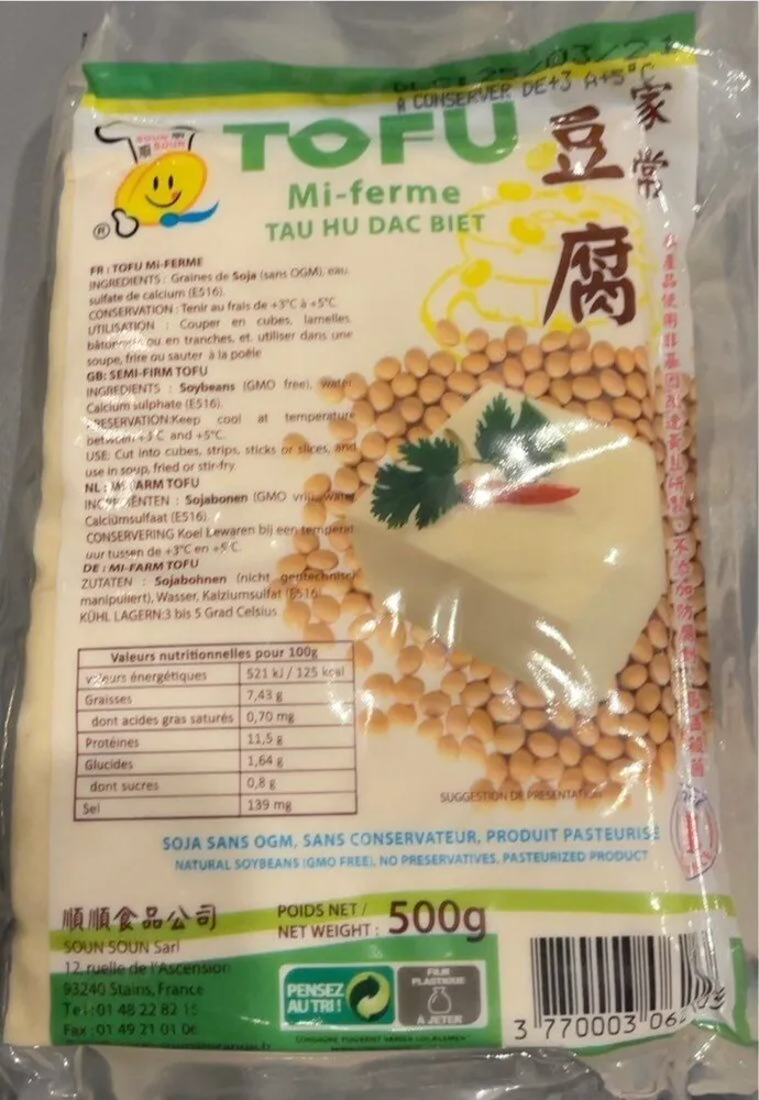 Tofu mi-ferme