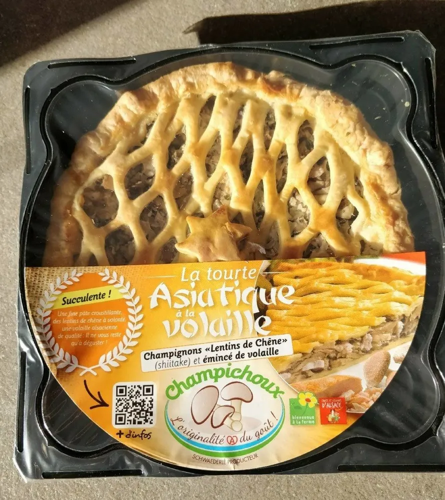 La Tourte Lentins de chêne Volaille
