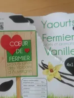 Yaourt fermier vanille