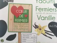 Yaourts fermiers vanille