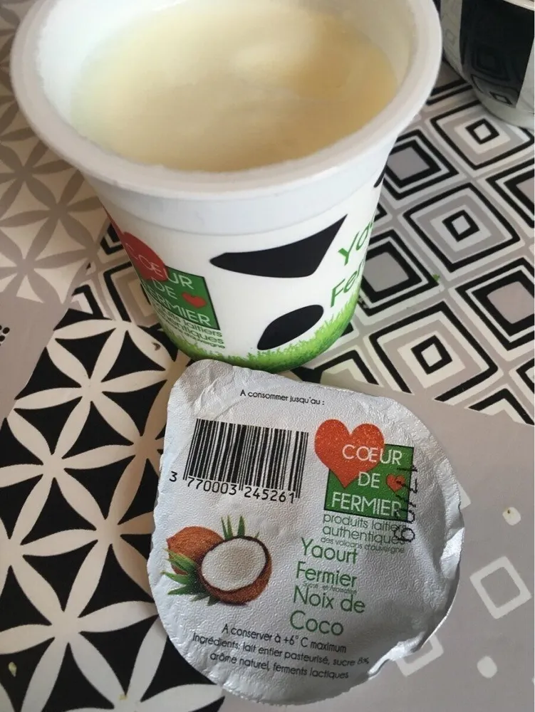 Yaourt noix de coco