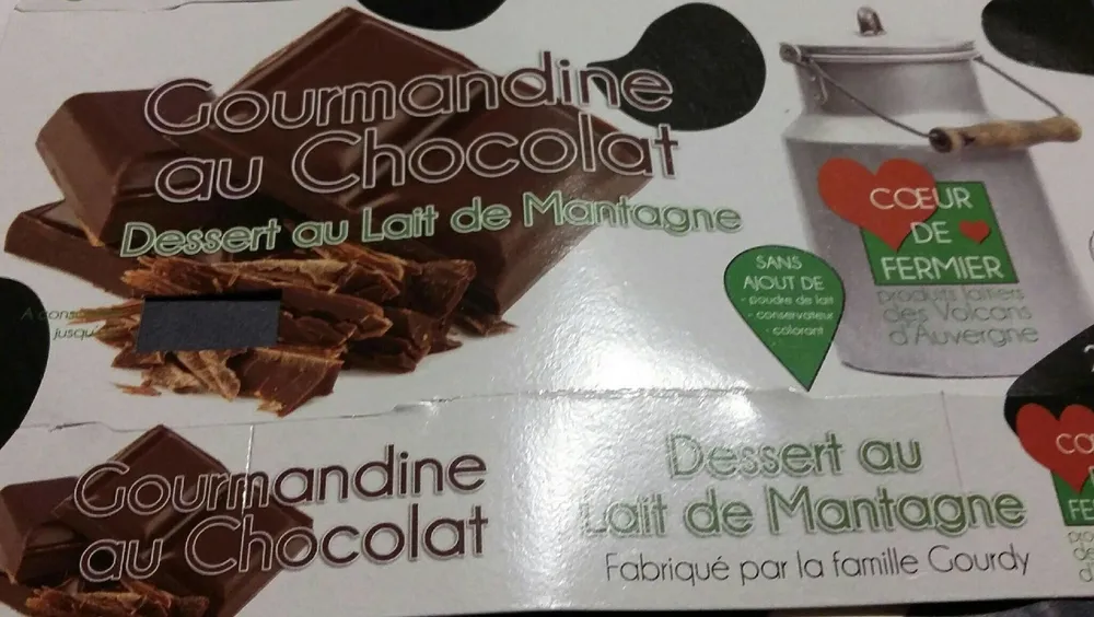 Gourmandine au chocolat