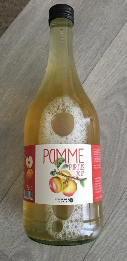 Jus de pomme pur jus
