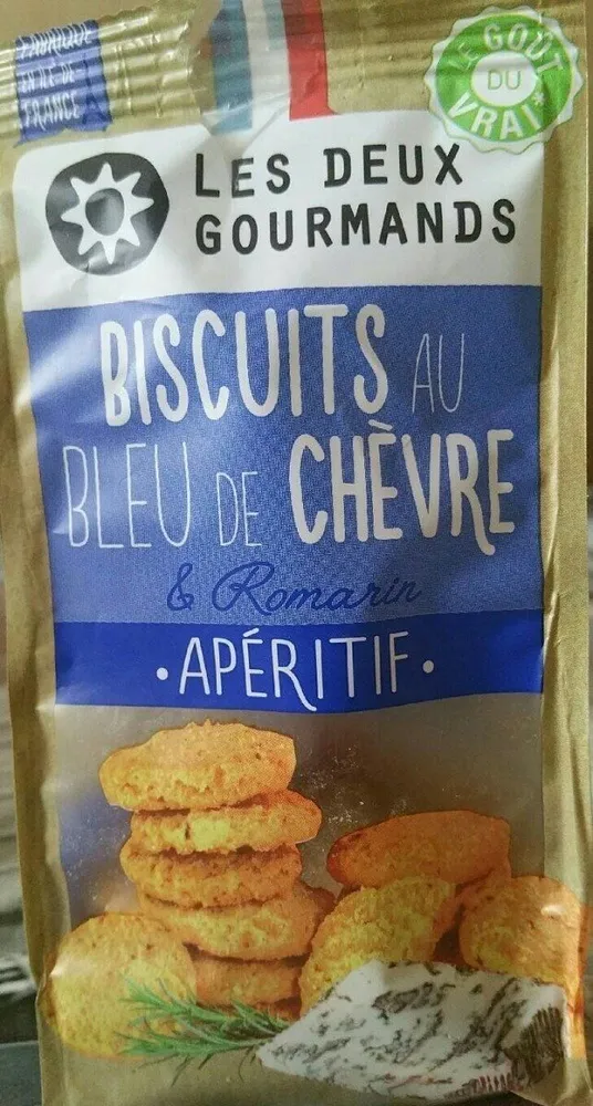 Biscuits au bleu de chèvre & romarin