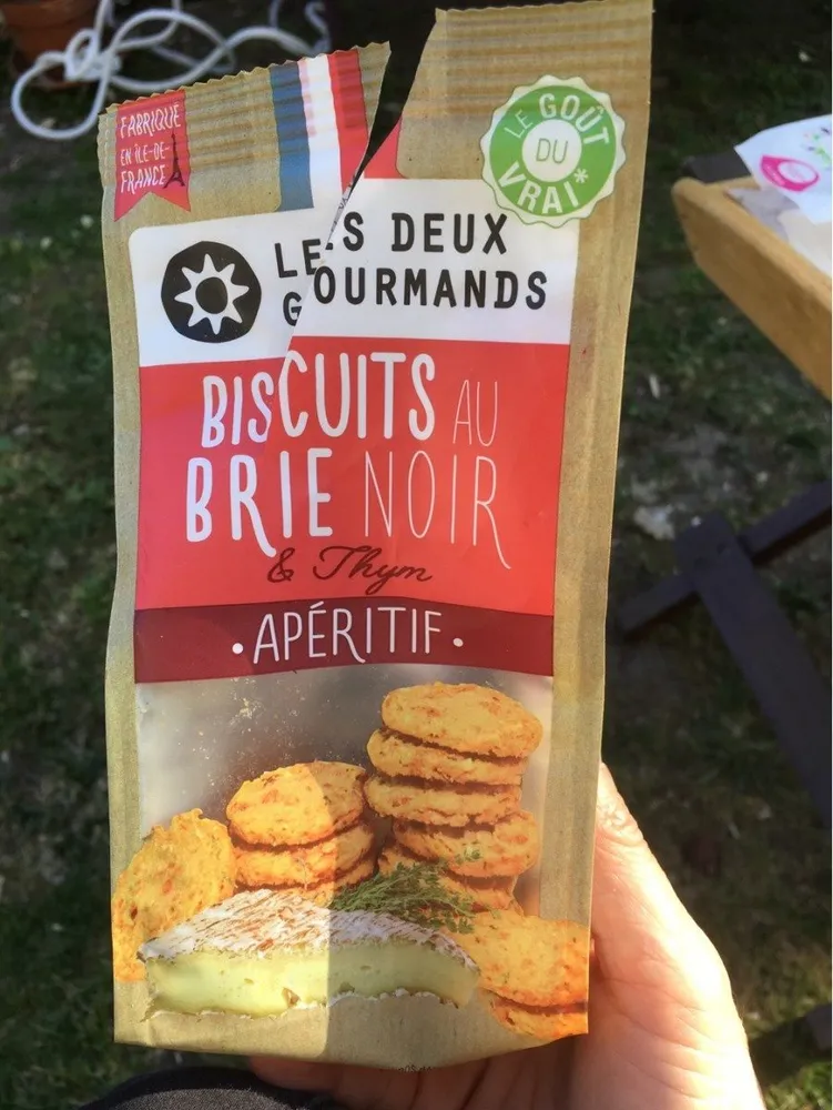 Biscuit au brie noir