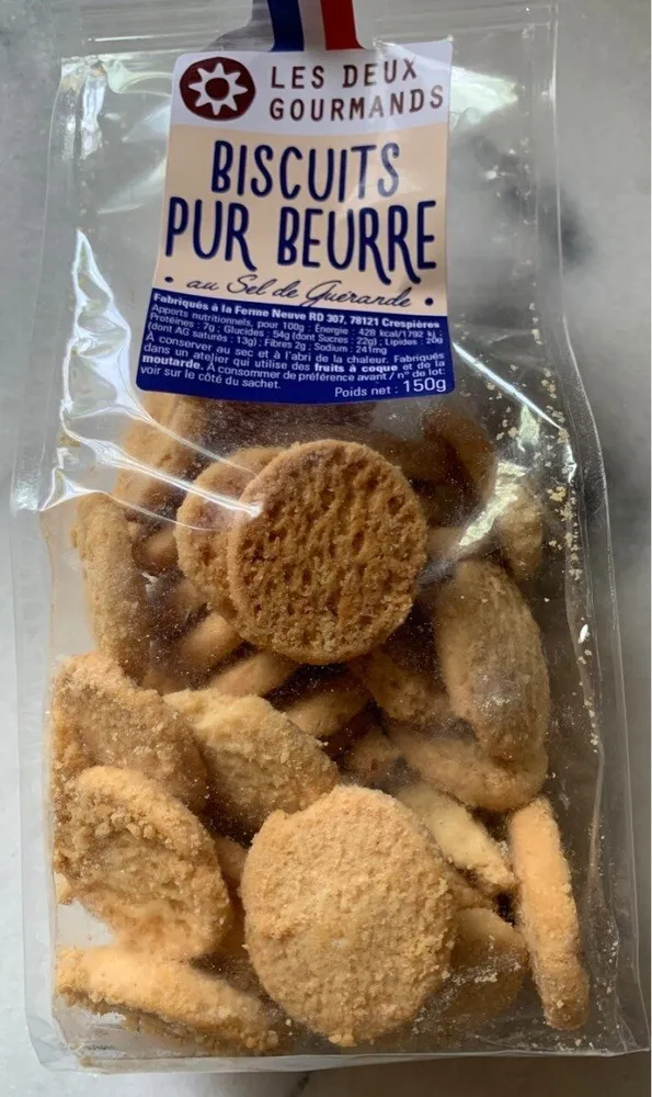 Biscuits pur beurre au sel de guerande