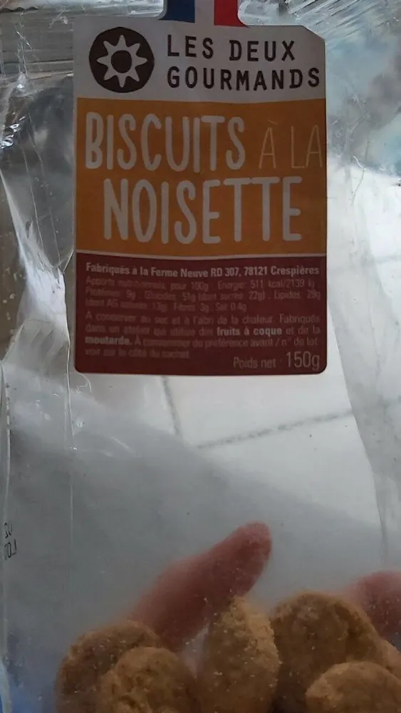 Biscuit à la noisette