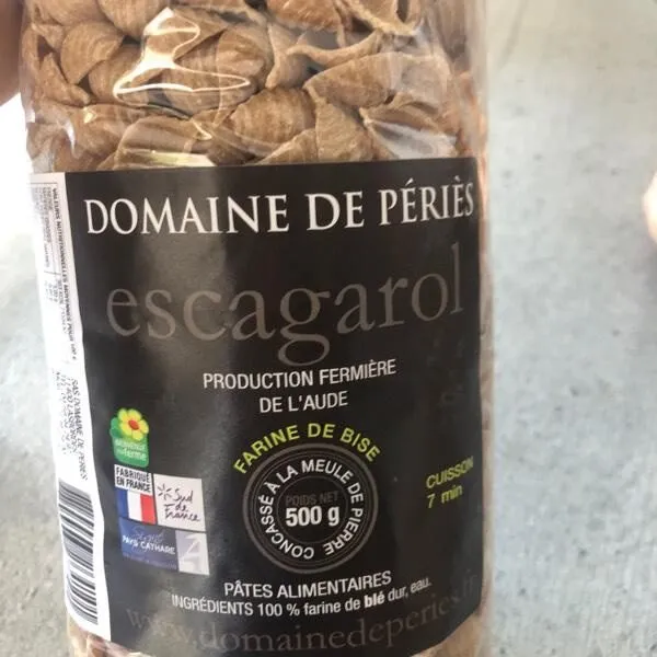 Escagaro pâtes alimentaires