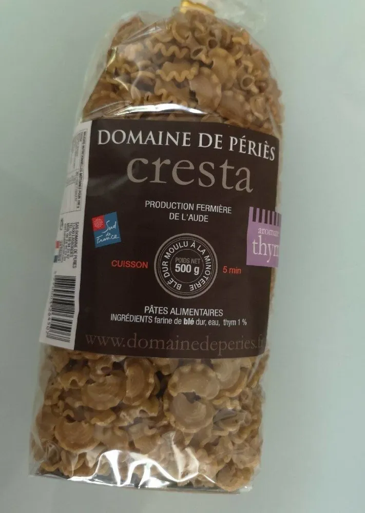 Pâtes alimentaire cresta