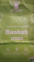 Poudre de fruit bio de baobab