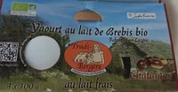 Yaourt au lait de Brebis bio
