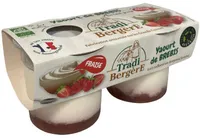 Yaourt de brebis bio - Fraises