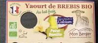 Yaourt de brebis Poire Vanille