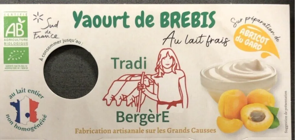 Yaourt de Brebis Abricot du Gard