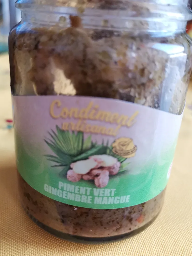 Ôté grand mère pâte piment vert gingembre mangue