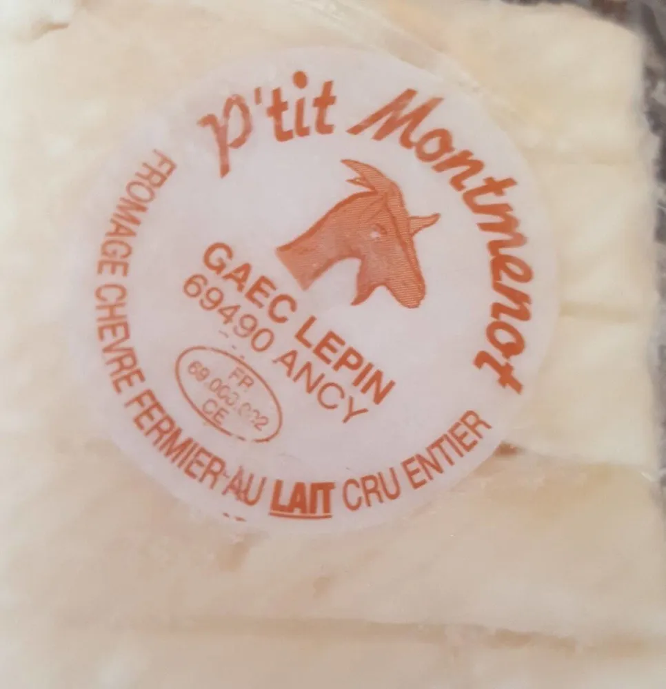 P'tit Montmenot Brique de chèvre fermière au lait cru