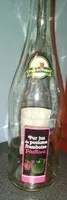 Pur jus de pomme framboise pétillant