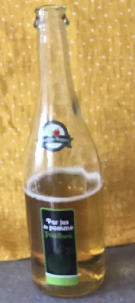 Jus de pomme pétillant
