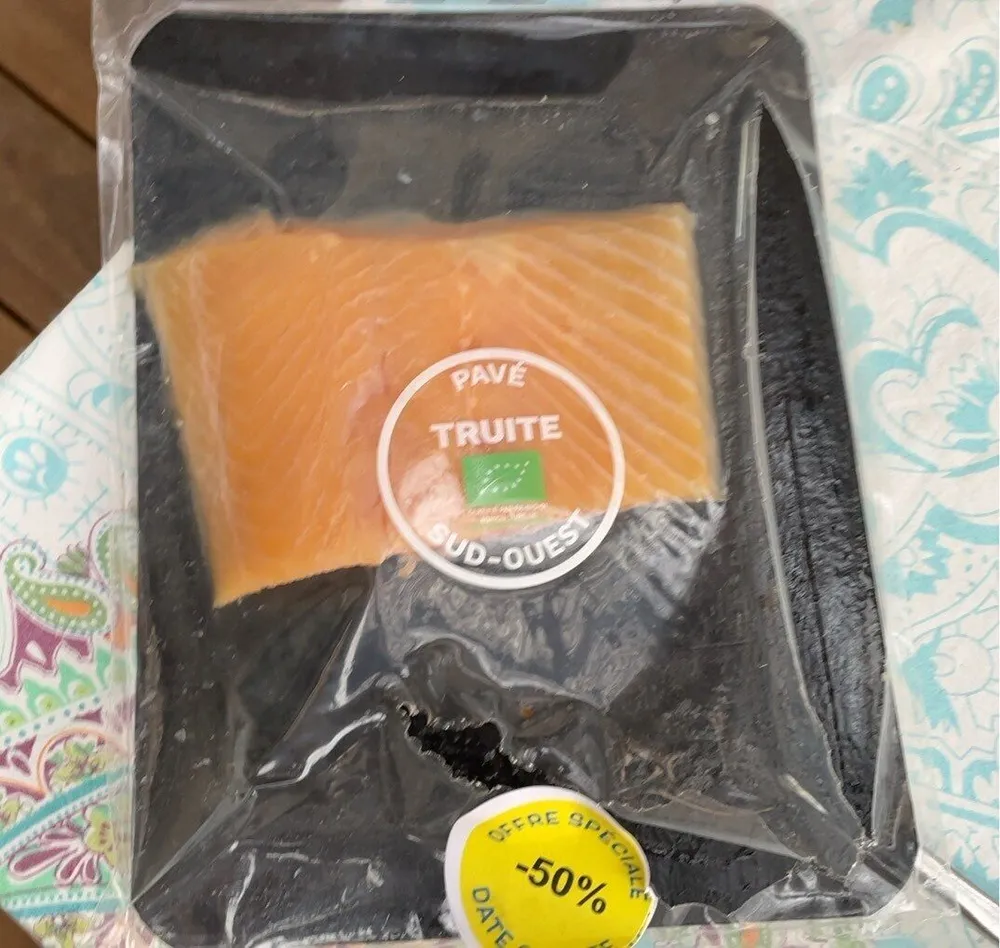 Pavé de truite fumée