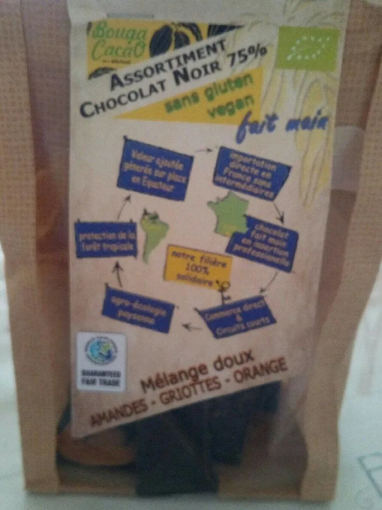 Assortiment chocolat noir 75%