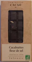 Chocolat noir cacahuètes fleur de sel