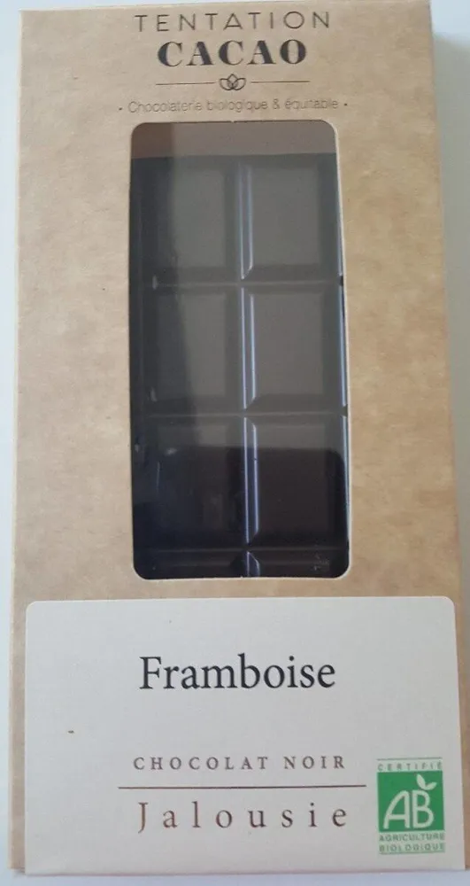 Tentation cacao framboise jalousie