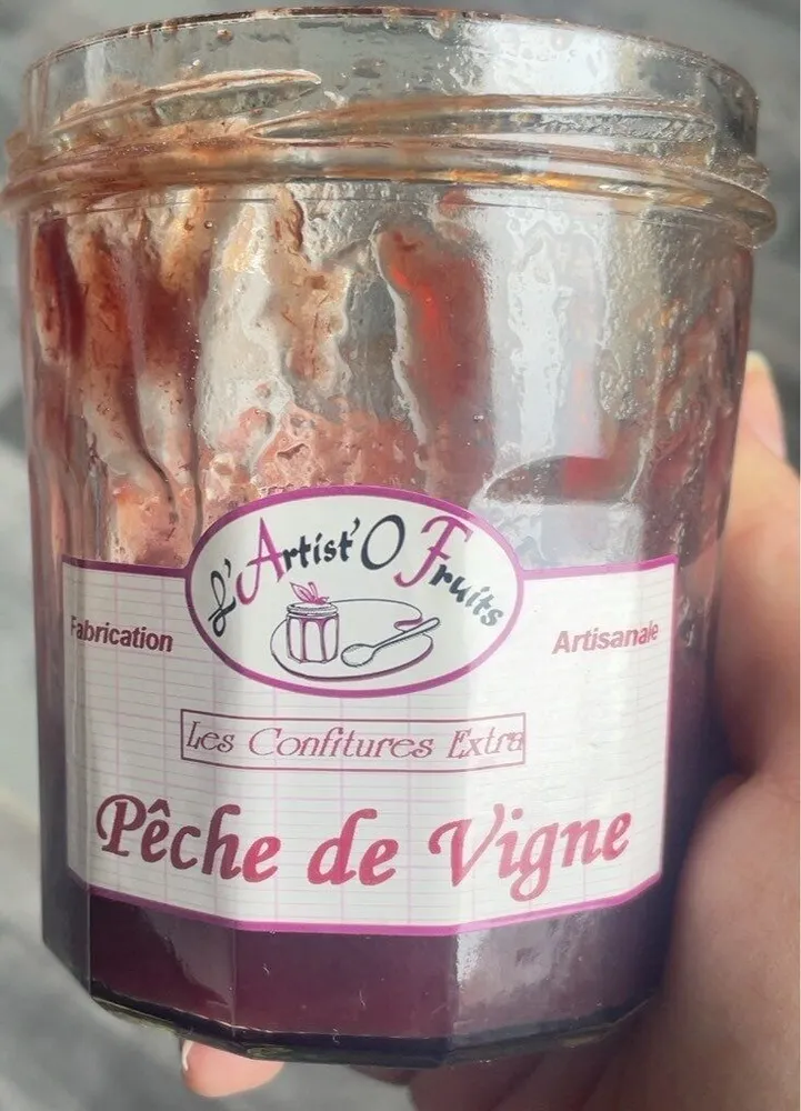 Confiture Peche de vigne