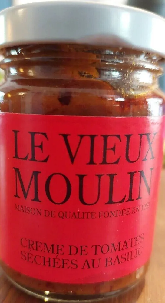 Crème de tomates séchées au basilic