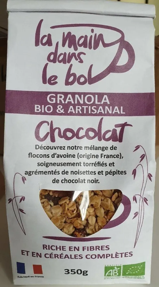 Granola artisanal bio chocolat
