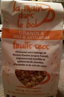 Granola bio et artisanal , fruits secs