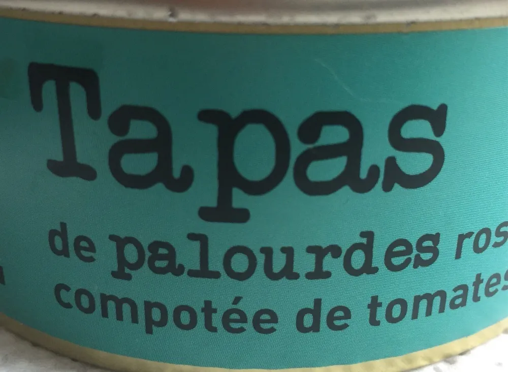 Tapas de palourdes roses compotée de tomates mi-séchées