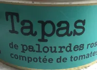 Tapas de palourdes roses compotée de tomates mi-séchées
