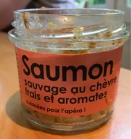 Saumon sauvage au chevre frais et aromates