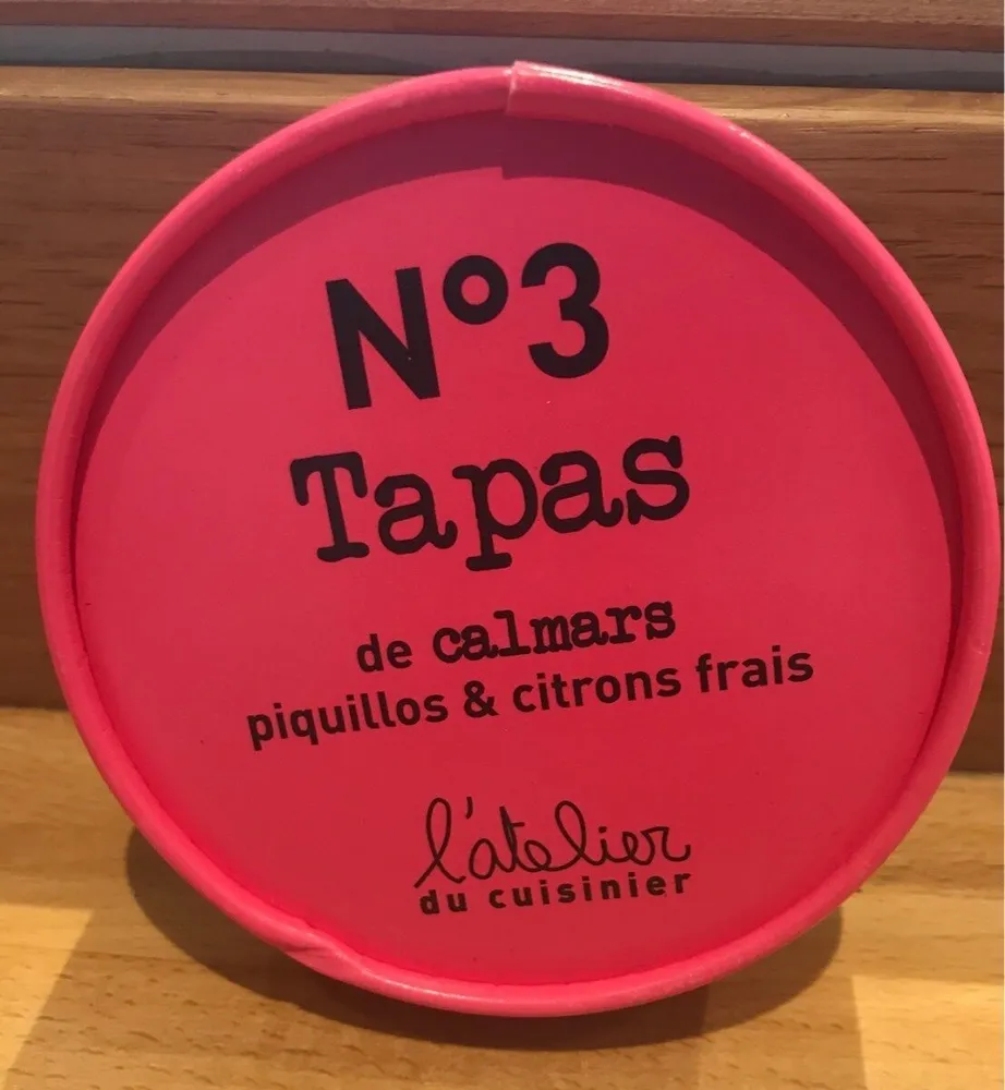 Tapas de calmars piquillos & citrons frais