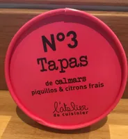 Tapas de calmars piquillos & citrons frais