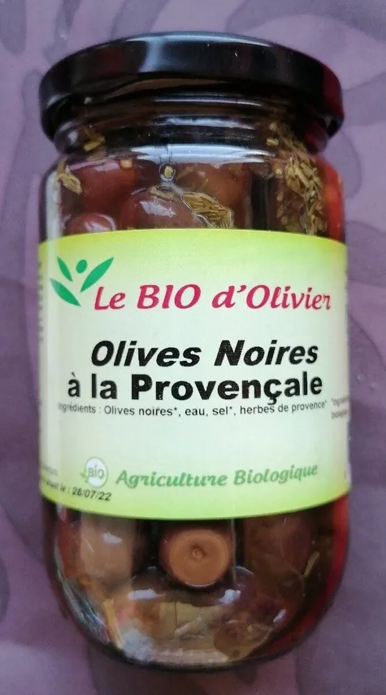 Olives noires à la provençale