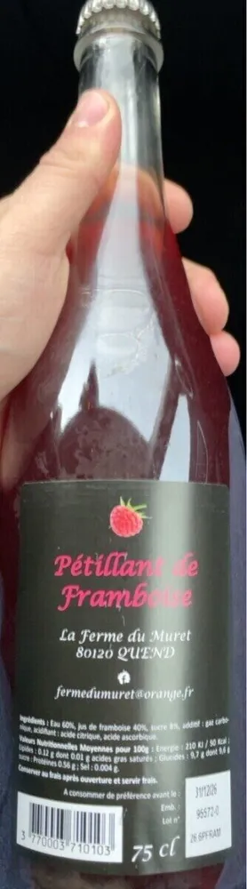 Pétillant de framboise