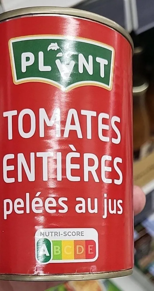 Tomates entières pelées au jus