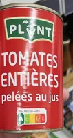 Tomates entières pelées au jus