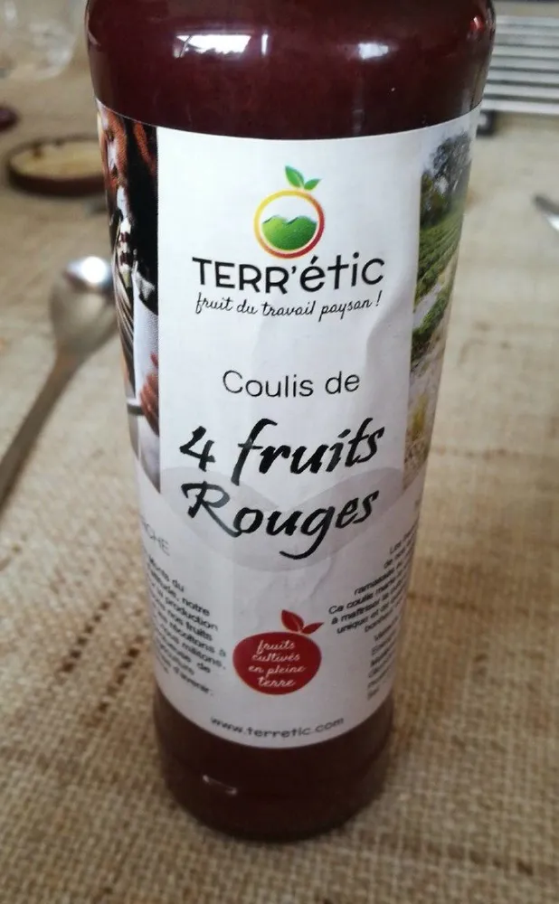 Coulis 4 fruits rouges