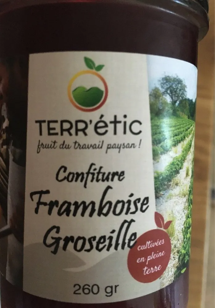 Confiture framboise groseille