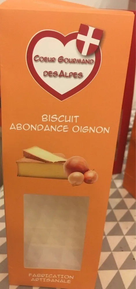 Biscuit Abondance Oignon