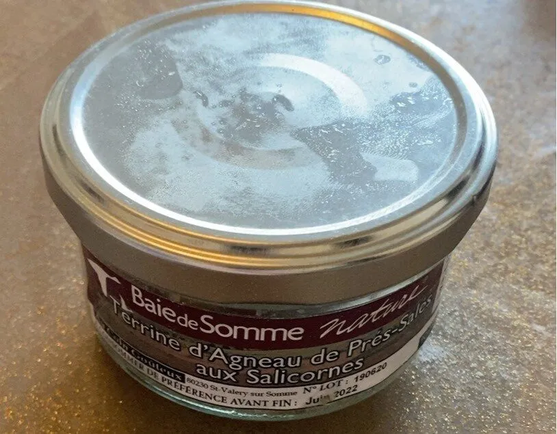Terrine d'agneau de prés salés aux salicornes