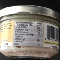Rillettes d agneau de pres sales