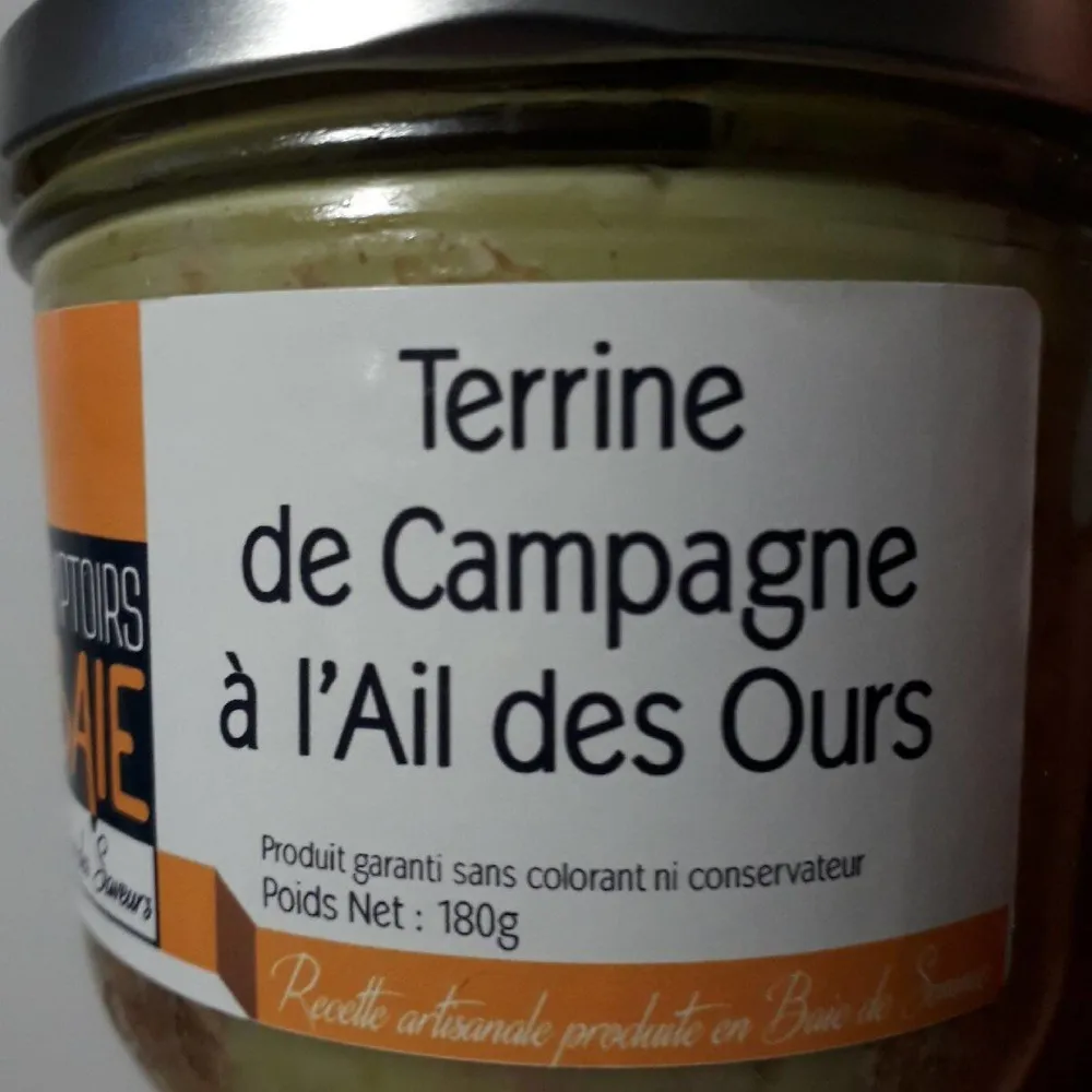 Terrine de campagne à l'ail des ours