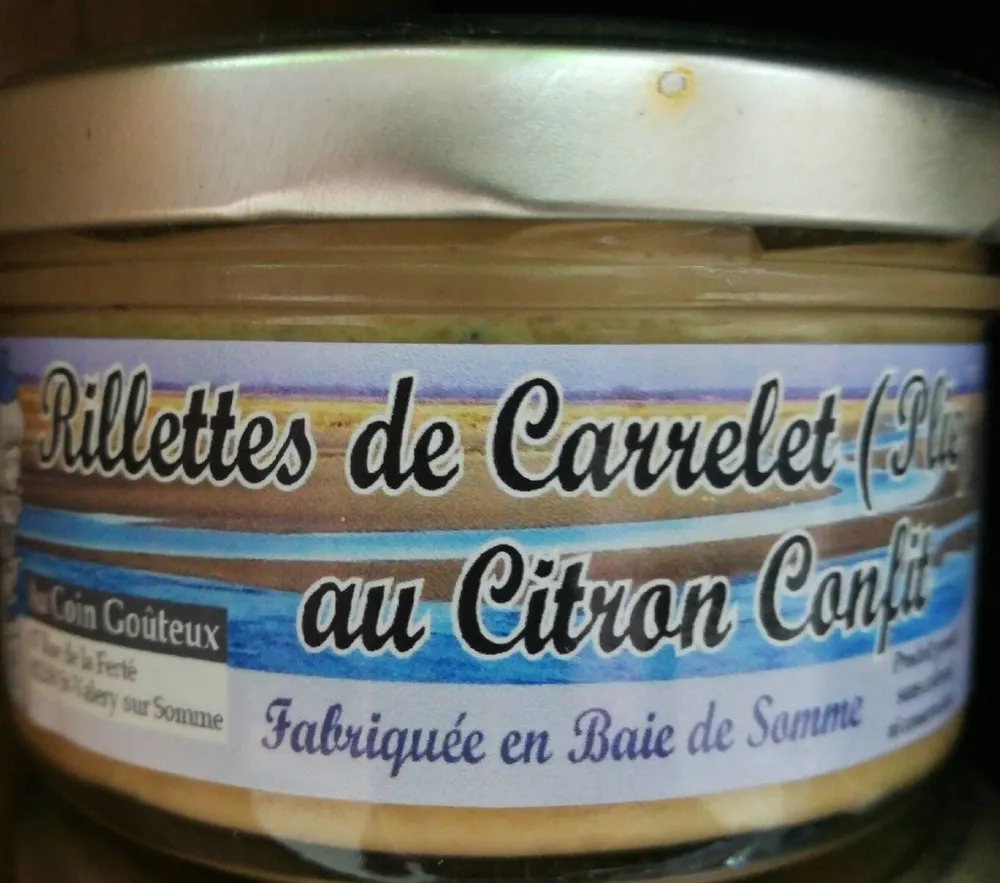 Rillette de Carrelet au citron confit